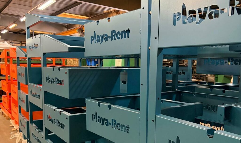 stations de location playarent dans l'usine de production