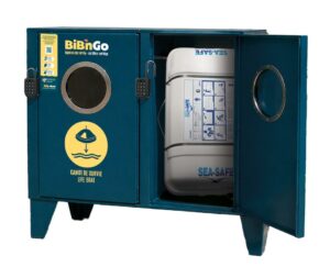 BibnGo location de radeaux de survie en libre service pour les ports
